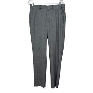 Buffalo David Bitton Trouser Pants Slim Straight Slash Pockets‎ Grey Men 32WX32L